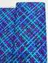 Mad Plaid Cobalt Fabric by Brandon Mably – Blue plaid cotton from Free Spirit