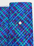 Mad Plaid Cobalt Fabric by Brandon Mably – Blue plaid cotton from Free Spirit