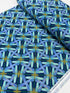 Dance of the Dragonfly Pinwheel Geo navy/periwinkle metallic quilting cotton by Kanvas Studio for Benartex featuring pinwheels and dragonflies.