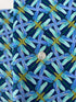 Dance of the Dragonfly Pinwheel Geo navy/periwinkle metallic quilting cotton by Kanvas Studio for Benartex featuring pinwheels and dragonflies.