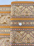 Delhi - Border Golden fabric by Jinny Beyer for RJR Fabrics with ornate Indian-style border design in rich golden tones on 100% cotton.