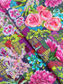 Love Always AM Source Code Glisten Cotton Lawn by Anna Maria Horner – Modern geometric fabric in vibrant jewel tones.