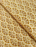 Jaikumari Scallop Gold metallic cotton fabric by Studio RK for Robert Kaufman – gold scallop pattern with metallic sheen, 43"/44" wide
