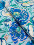 Dorothy Blue floral fabric by Philip Jacobs for Kaffe Fassett Collective – bold blue flowers cotton print.