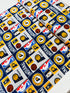 Licensed Indiana Pacers cotton fabric by Camelot Fabrics – 44" wide quilting cotton featuring Pacers logos and team colors