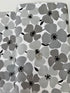 Sevenberry Canvas Prints Florals Gray cotton canvas fabric by Robert Kaufman – gray floral canvas for bags, upholstery & home décor