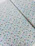 Sevenberry Fresh Florals Blue cotton fabric by Robert Kaufman – petite garden blossoms on blue background quilting cotton
