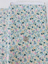 Sevenberry Fresh Florals Blue cotton fabric by Robert Kaufman – petite garden blossoms on blue background quilting cotton