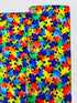 Back To School Puzzle Pieces fabric by Gail Cadden for Timeless Treasures. 100% cotton, 43″ wide fun puzzle-print perfect for kids’ quilts & crafts.
