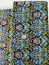 Luminous - Floral With Birds Metallic Yardage