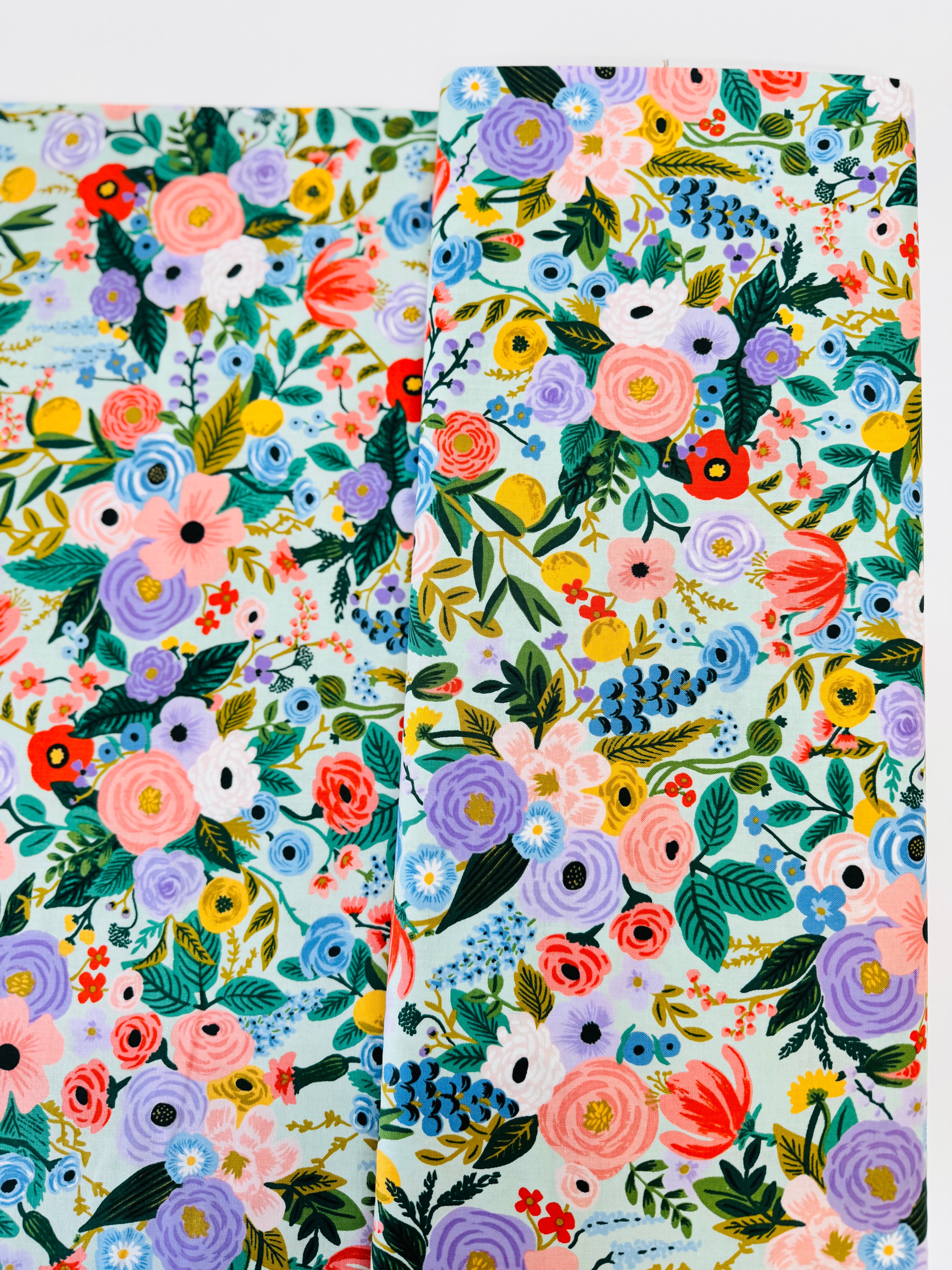Garden Party Mint Yardage