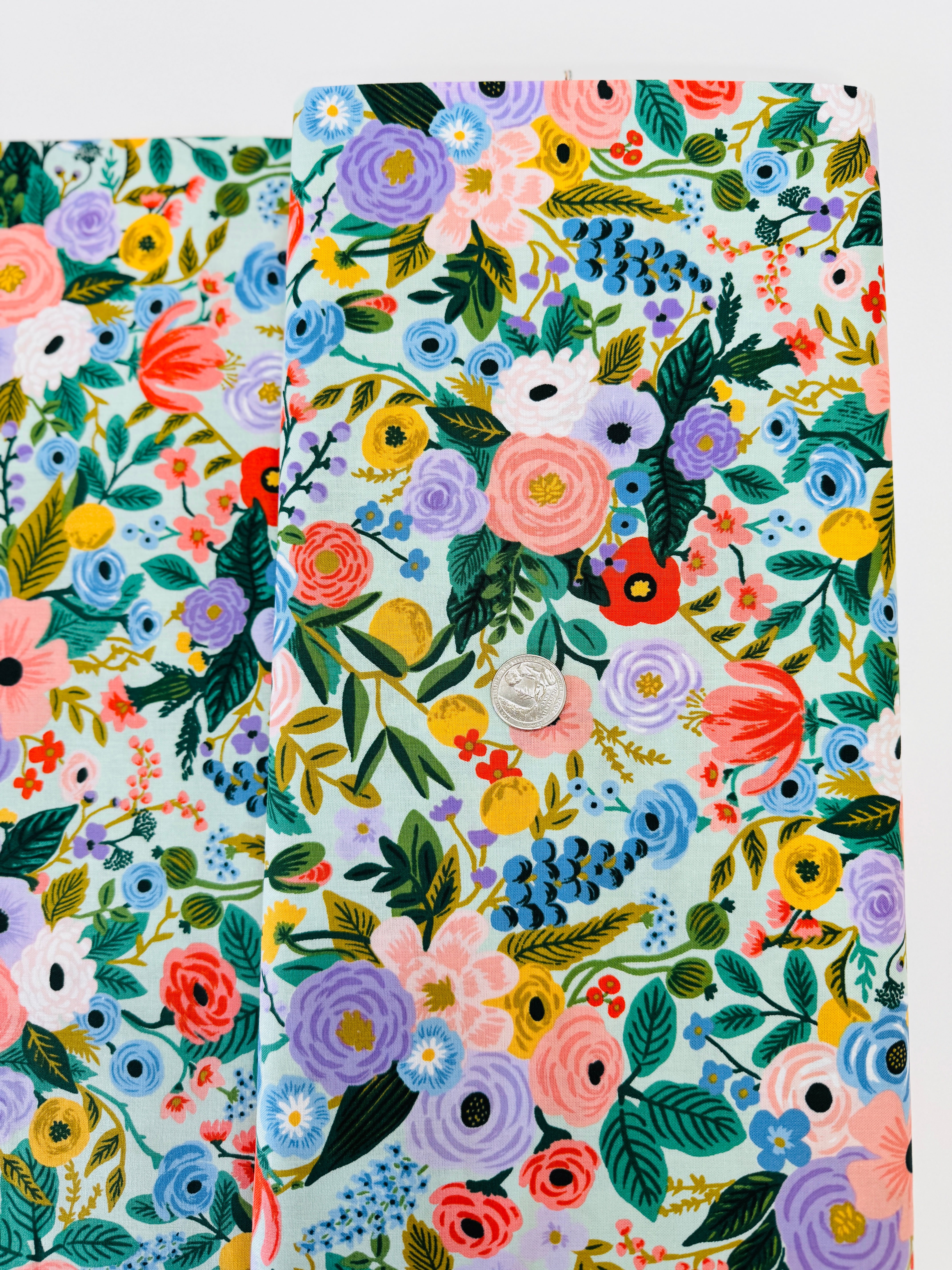 Garden Party Mint Yardage