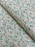 Sevenberry Petite Garden Soft Floral Aqua quilting cotton - small aqua & pink floral print, 43/44″ wide
