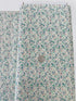 Sevenberry Petite Garden Soft Floral Aqua quilting cotton - small aqua & pink floral print, 43/44″ wide