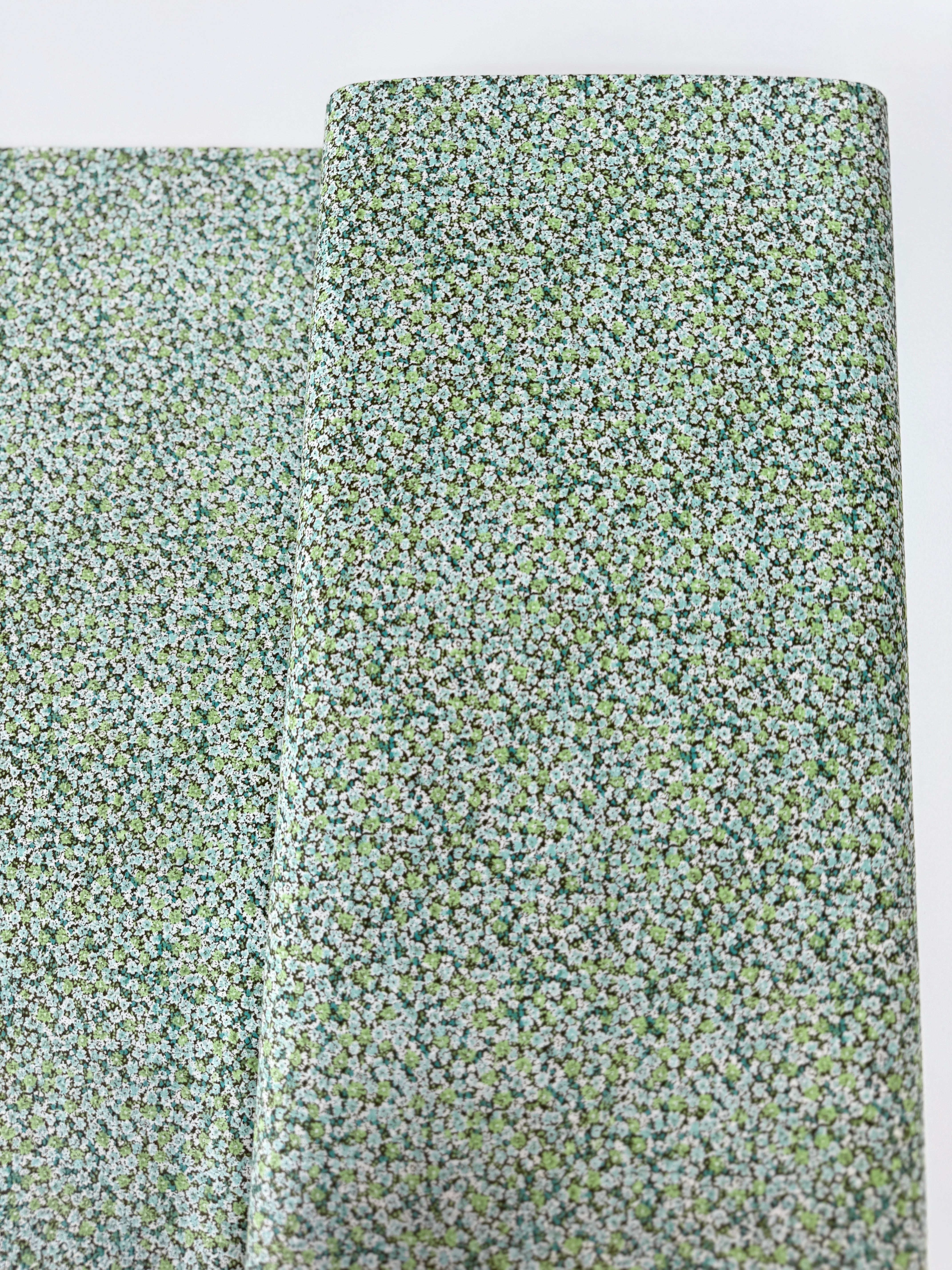 Sevenberry Bouquet - Tiny Florals Green Yardage