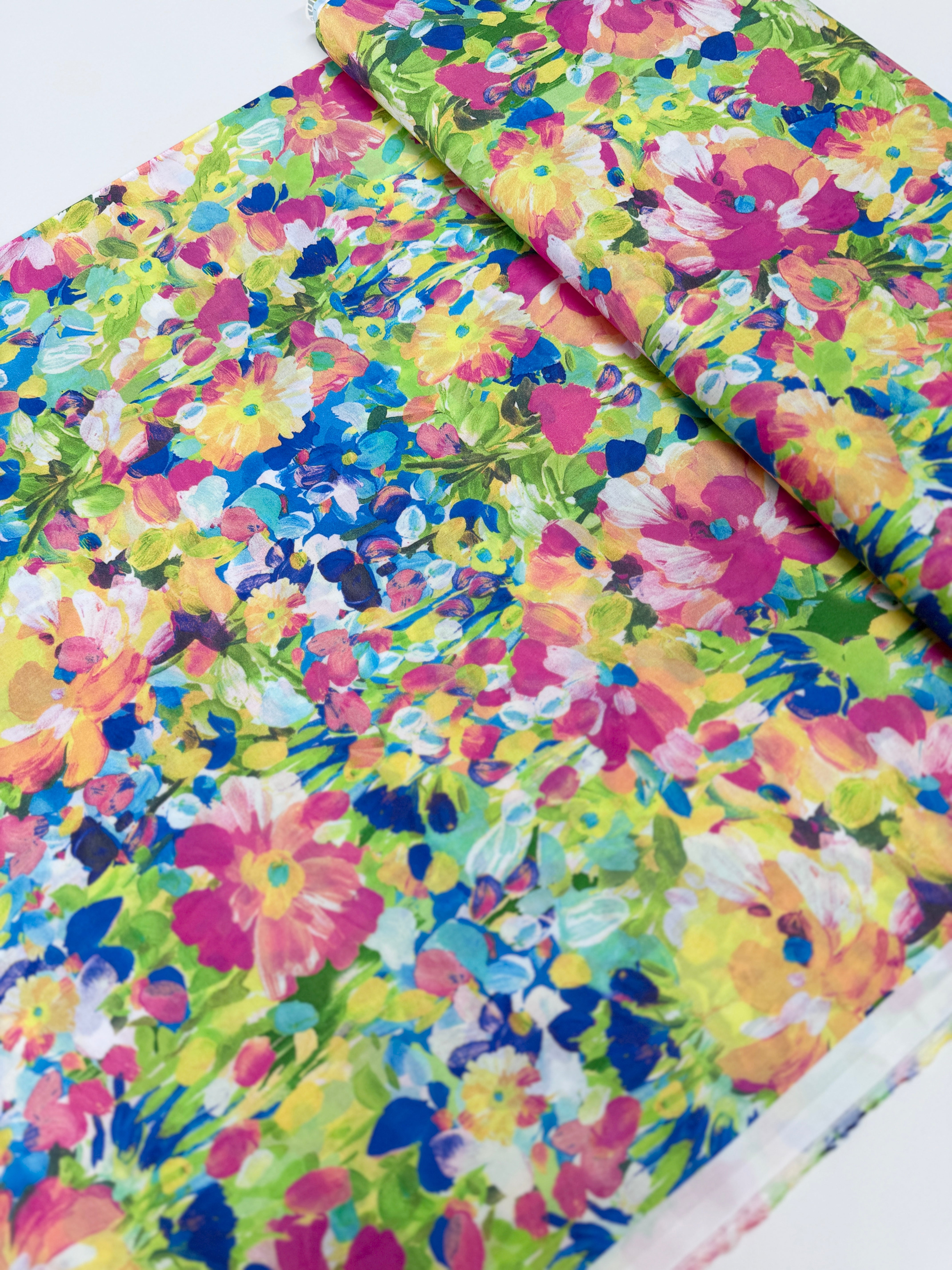 Painterly Petals Lawns - Florals Multi Yardage