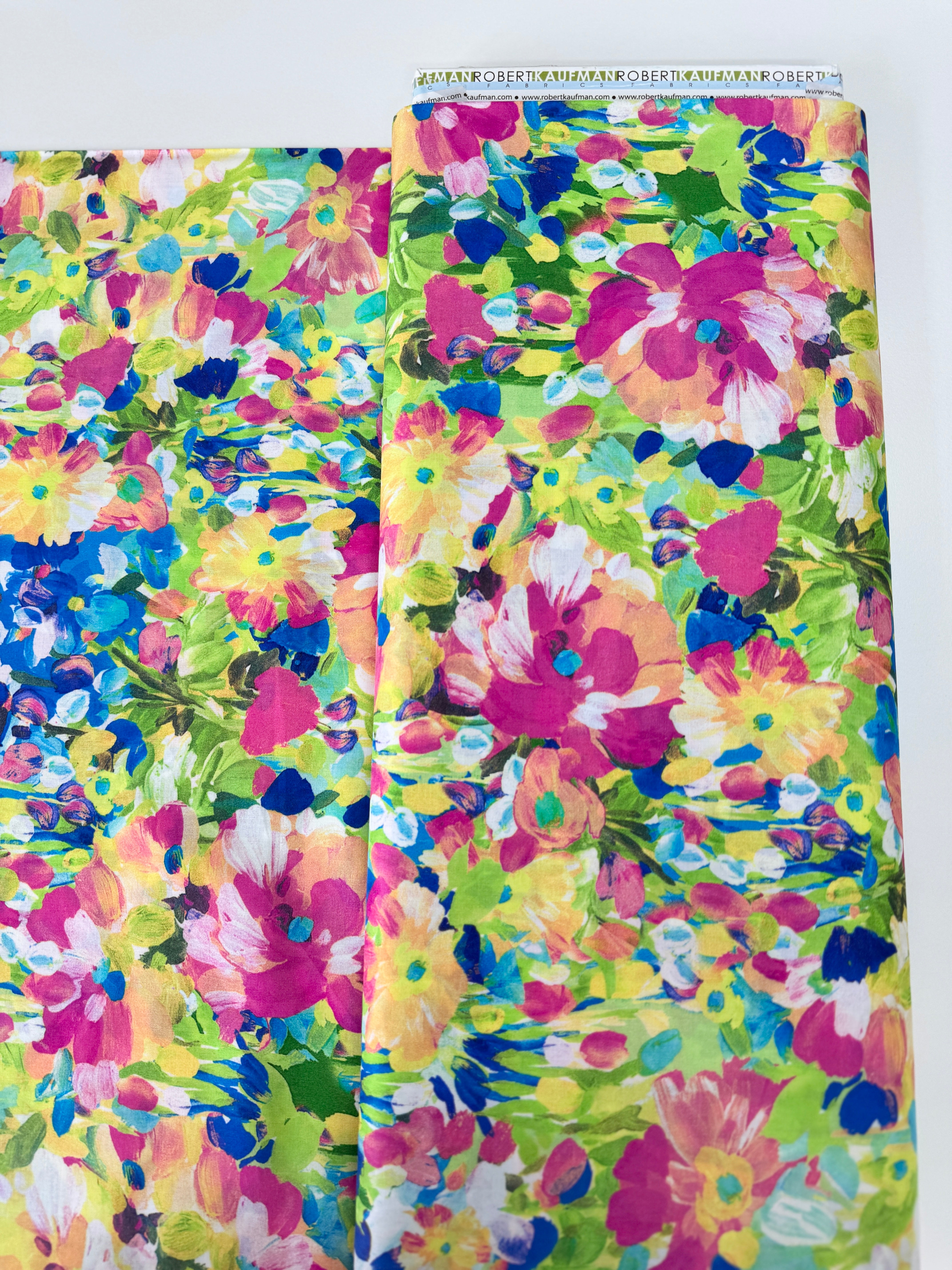 Painterly Petals Lawns - Florals Multi Yardage