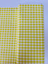 Acid Lime 1/2 inch gingham yarn-dyed cotton by Elizabeth Hartman for Robert Kaufman – vibrant lime and white check, 43″ wide