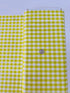 Acid Lime 1/2 inch gingham yarn-dyed cotton by Elizabeth Hartman for Robert Kaufman – vibrant lime and white check, 43″ wide