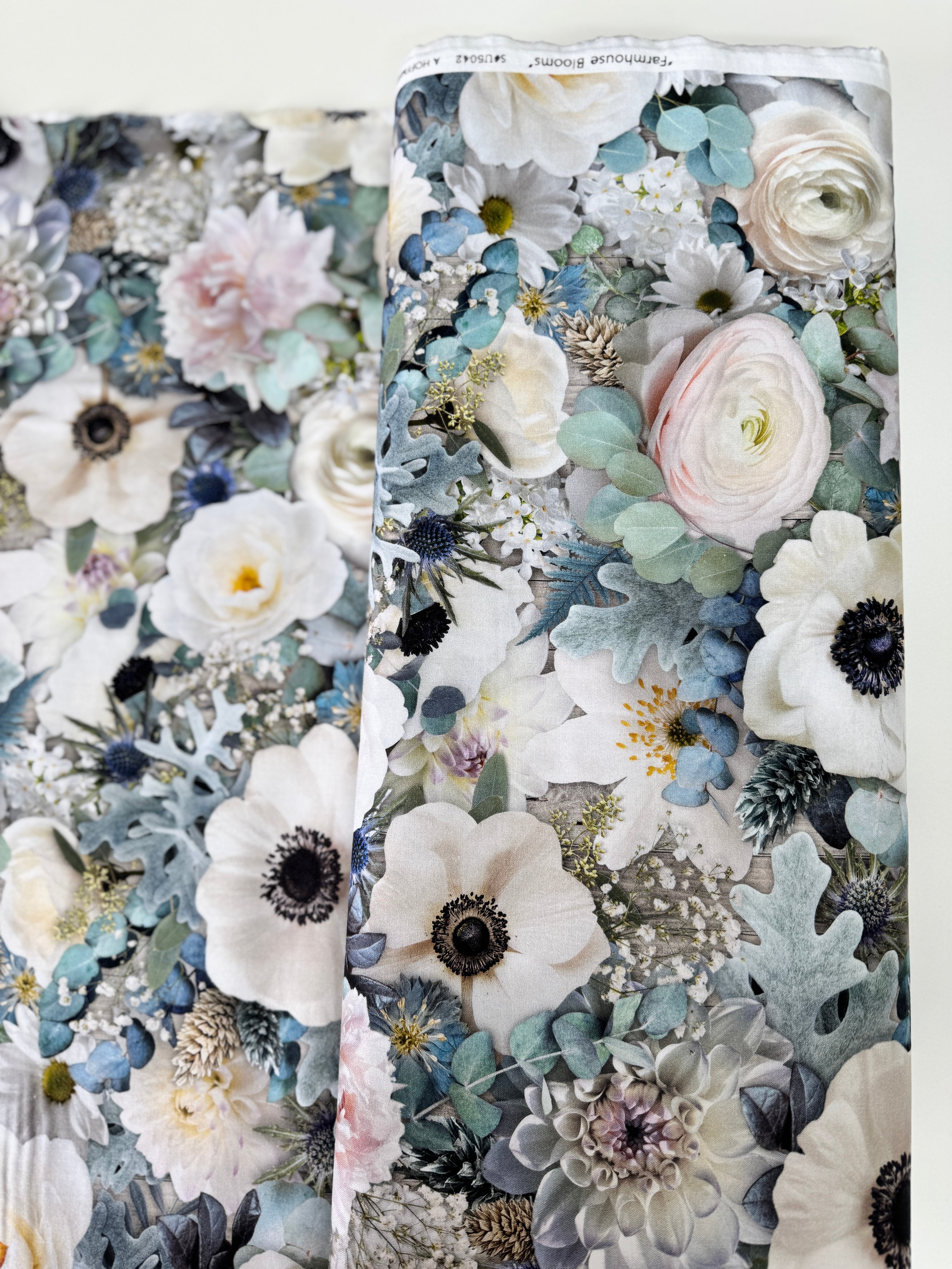 Farmhouse Blooms - Floral Blooms Yardage