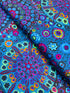 Kaffe Fassett Millefiore Blue wide quilt backing fabric – 108" cotton floral