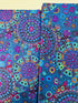 Kaffe Fassett Millefiore Blue wide quilt backing fabric – 108" cotton floral