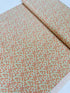 Petite Garden Sevenberry Petite Florals Orange quilting cotton – tiny orange yellow florals on white, 43″ wide