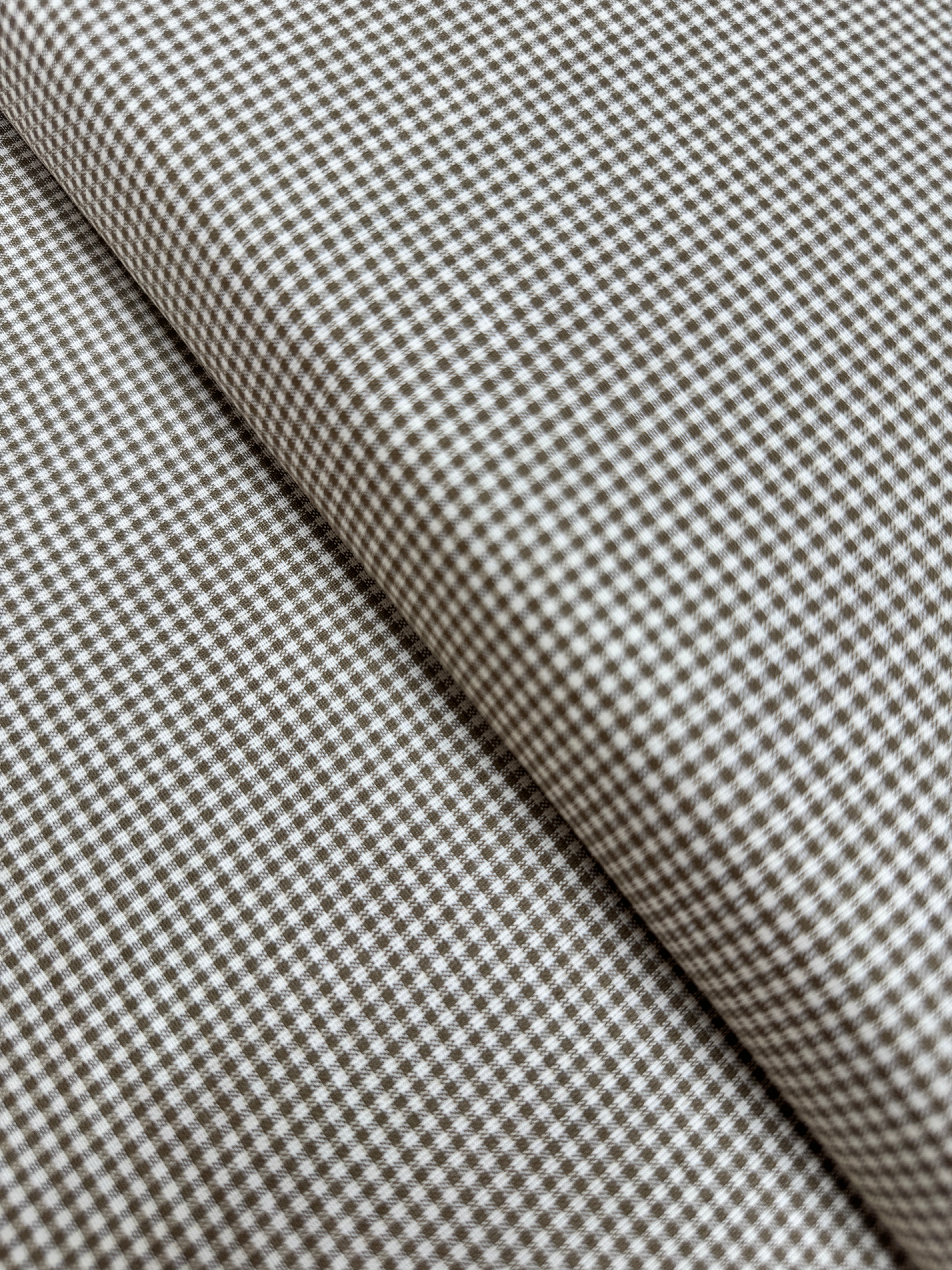 French General Woven Ginghams - Stone Pearl Yardage