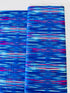 Luminous Blooms Cobalt Blue brushstroke pattern on cotton by Kanvas Studio for Benartex – vibrant blue with pink and red streaks