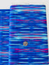 Luminous Blooms Cobalt Blue brushstroke pattern on cotton by Kanvas Studio for Benartex – vibrant blue with pink and red streaks