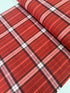 Mammoth Organic Flannel Red Plaid Fabric by Robert Kaufman – 100% Organic Cotton Brushed Flannel