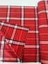 Mammoth Organic Flannel Red Plaid Fabric by Robert Kaufman – 100% Organic Cotton Brushed Flannel