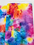 Good Vibes rainbow fabric by Hoffman Fabrics with vibrant digital spectrum design on cotton.