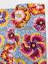 Floating Hibiscus Grey fabric by Philip Jacobs – grey hibiscus floral cotton from the Kaffe Fassett Collective