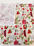 Berry Sweet Strawberries Market Collage Beige Fabric by Timeless Treasures – digitally printed red strawberry and market text design on beige cotton
