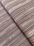 Rayon Crinkle Florals Stripes Brown Fabric by Sunset Studio for Robert Kaufman – lightweight rayon with floral and stripe pattern