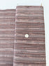 Rayon Crinkle Florals Stripes Brown Fabric by Sunset Studio for Robert Kaufman – lightweight rayon with floral and stripe pattern