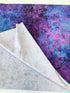 Stonehenge Multi Mixers Night Shade 108" wide backing cotton fabric by Linda Ludovico for Northcott – purple and blue textured print