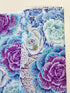 Brassica Sky floral cotton fabric by Philip Jacobs for Free Spirit – Kaffe Fassett Collective blue flower print