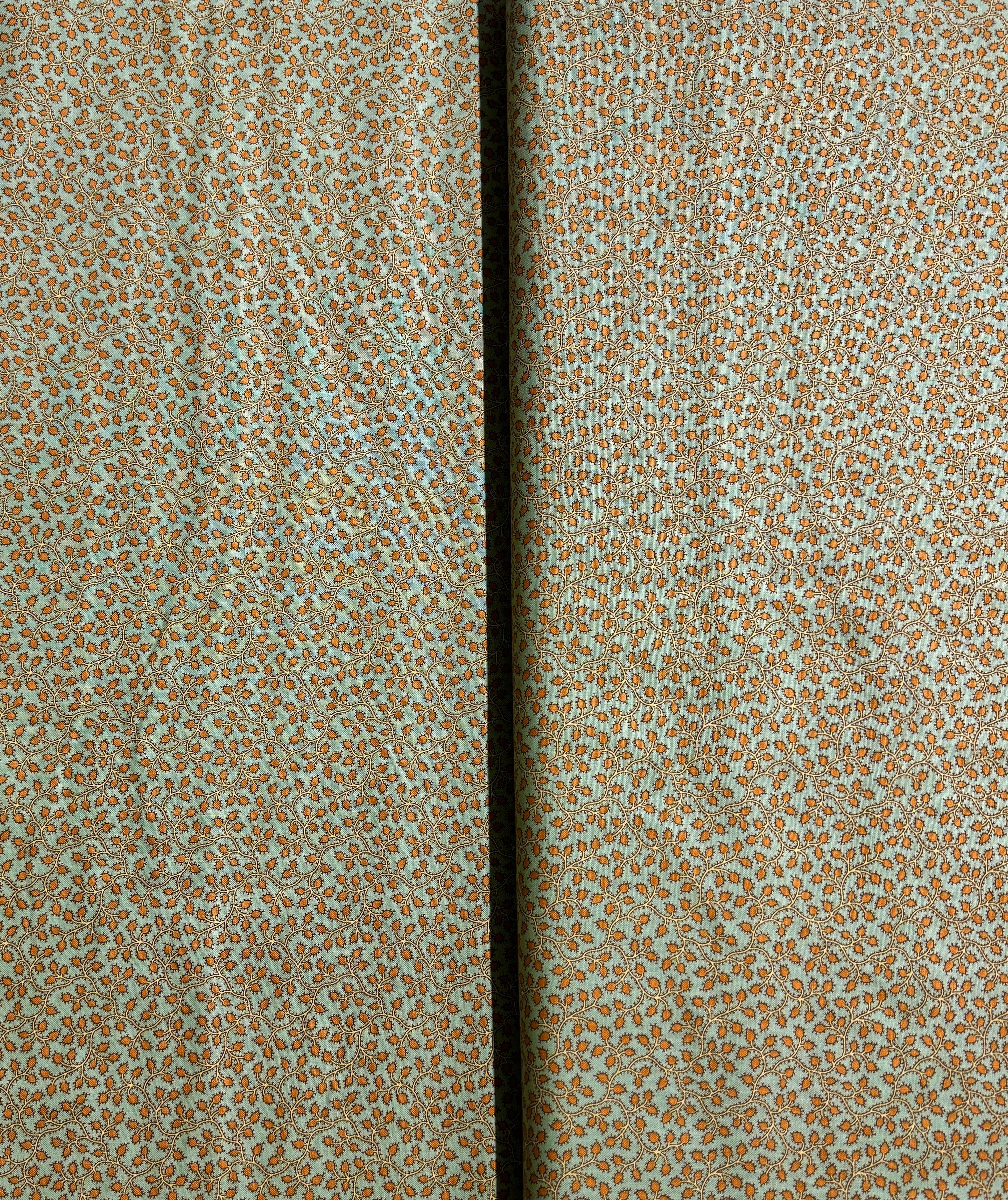 Crystal Farm - Vines and Berries Teal Yardage