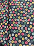 Sewing Basket - Buttons on Navy Yardage