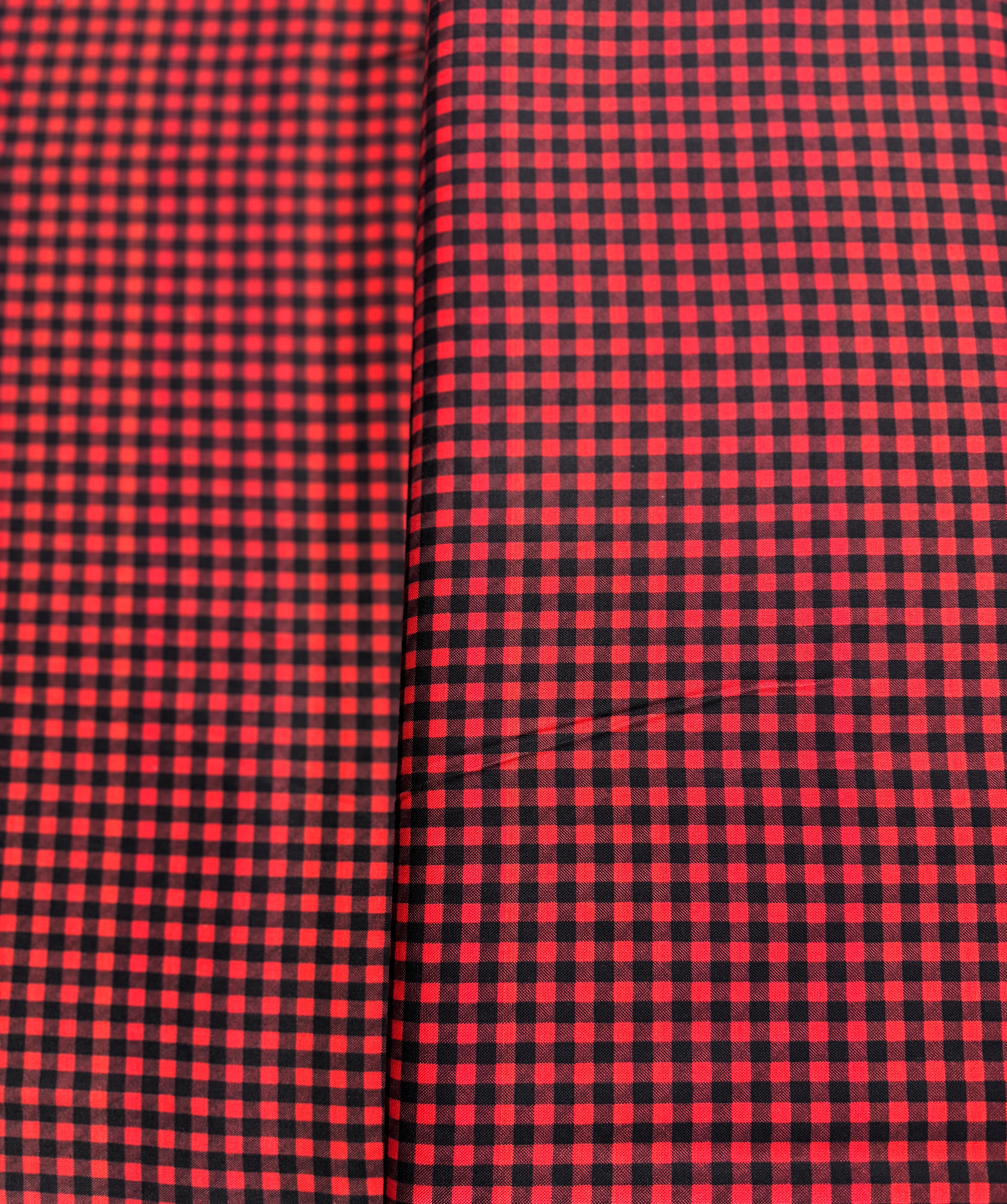 Check Plaid Red Yardage