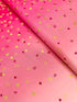 I Heart Ombre Metallic - Hot Pink Yardage