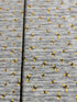 Honey Bee Farm - Flying Bees On Wood Texture Slate Yardage