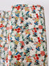 Meadow - Flax Multi Unbleached Canvas Metallic Yardage