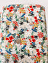 Meadow - Flax Multi Unbleached Canvas Metallic Yardage