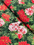 Holiday Flourish Festive Finery Vases Pine Gold Metallic Quilting Cotton by Studio RK for Robert Kaufman Fabrics – Christmas sewing fabric