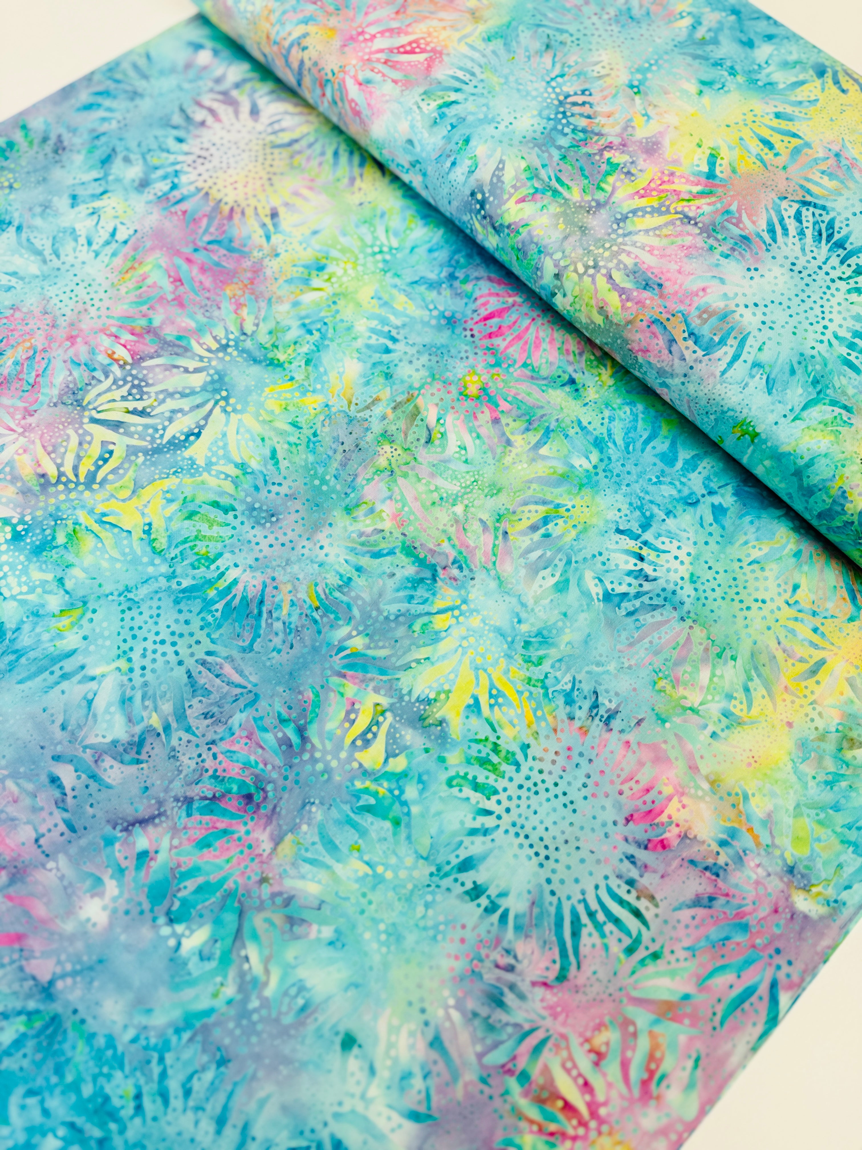 Bali Chop - Sunflower Pastel Batik Yardage