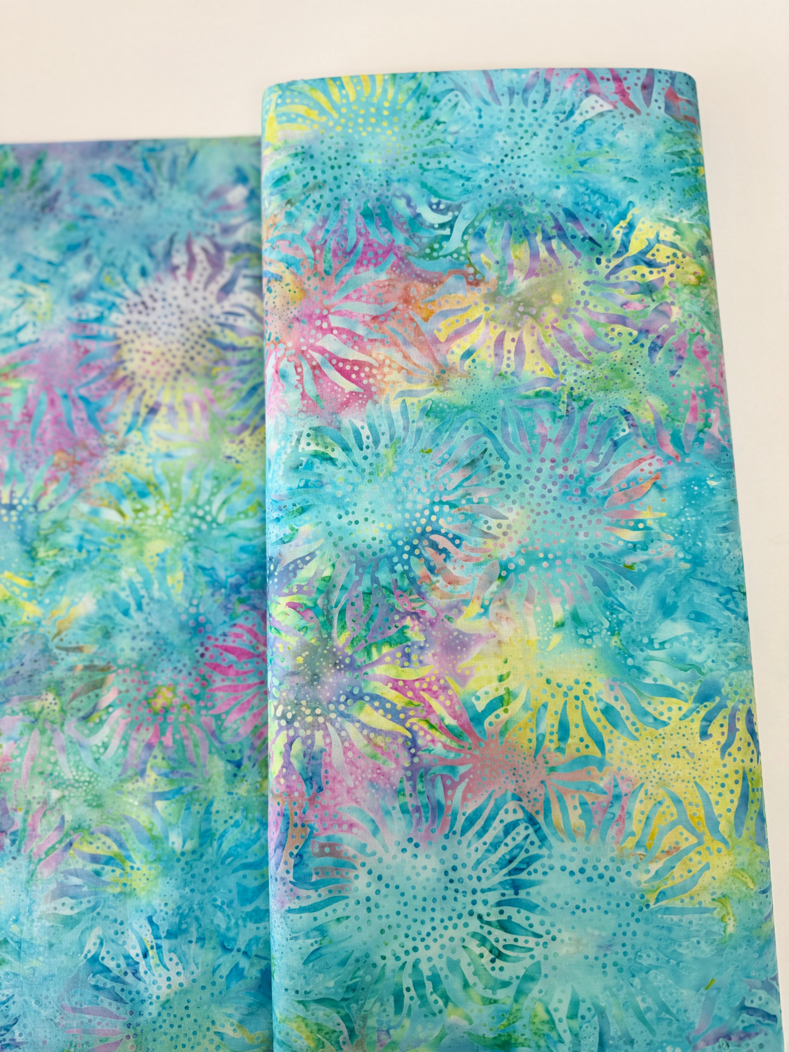 Bali Chop - Sunflower Pastel Batik Yardage