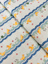 Animal Quackers Duck Stripe fabric by Maywood Studio – Kim’s Cause Collection, 100% cotton, yellow ducks on striped design.